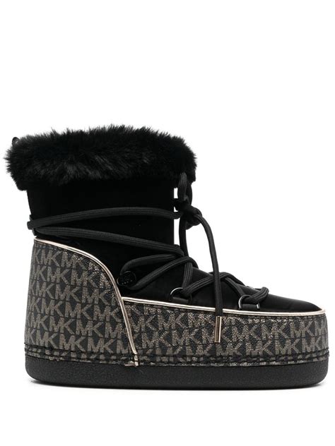 michael kors zelda snow boots|Zelda Logo Snow Boot .